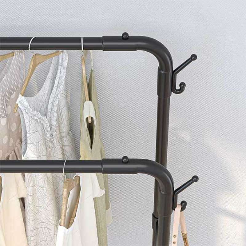 BONBOX Gantungan Baju Rak Lemari Jemuran Stand Kokoh BFS3502 BFS3503 - Gambar 3