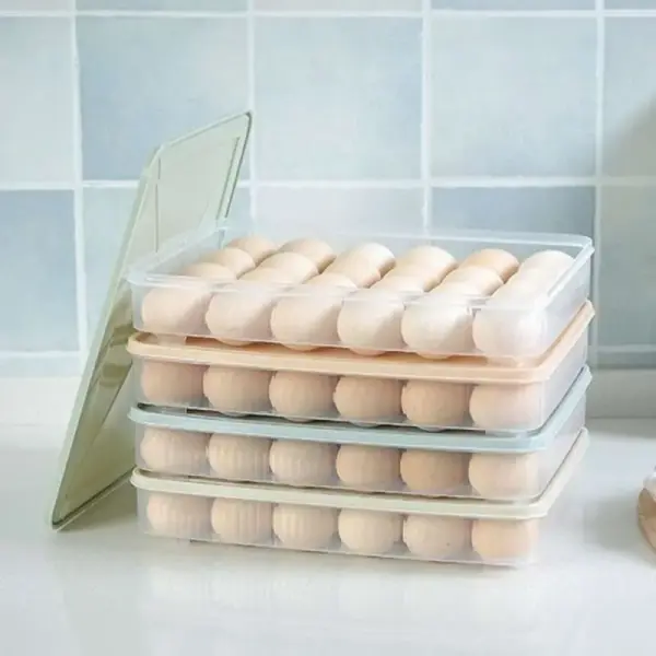Bonbox Tempat Penyimpanan Telur Egg Container Kotak Plastik BKE30617