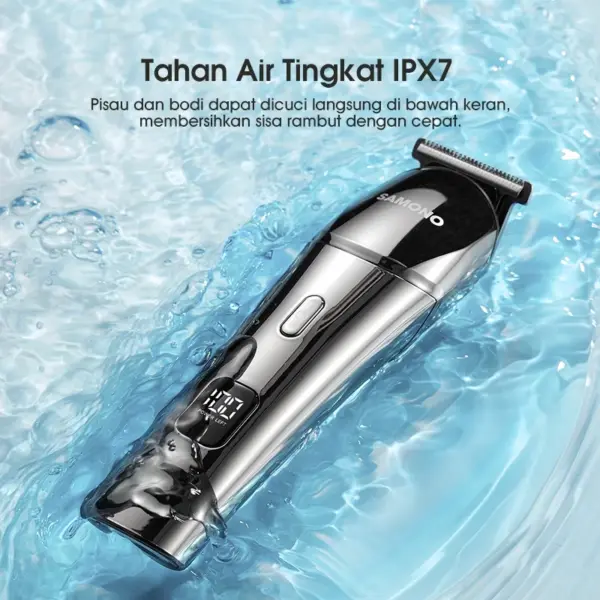 Samono Pencukur Rambut Kumis Jenggot Elektrik Shaver SW-HCT10 - Gambar 4